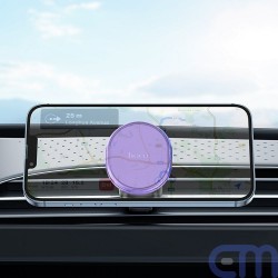 HOCO car holder on air vent Shiny H1 romantic purple 3