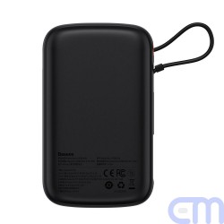 Power Bank BASEUS QPow - 10 000mAh LCD Quick Charge PD 20W with cable to Lightning 8-pin black PPQD020001 3