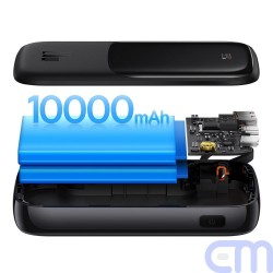 Power Bank BASEUS QPow - 10 000mAh LCD Quick Charge PD 20W with cable to Lightning 8-pin black PPQD020001 9