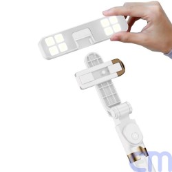 Selfie stick LED  tripod + remote control white SSTR-20 2