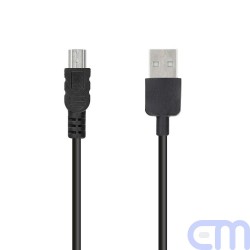 Cable USB - Mini USB 1 meter black (navi / camera ) 1