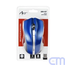 Art Optical wireless mouse USB AM-97 blue 1