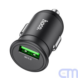 HOCO car charger USB QC3.0 18W Mighty Z43 black 2