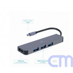 Gembird USB-C TO HDMI/USB3/2IN1 A-CM-COMBO2-01 2