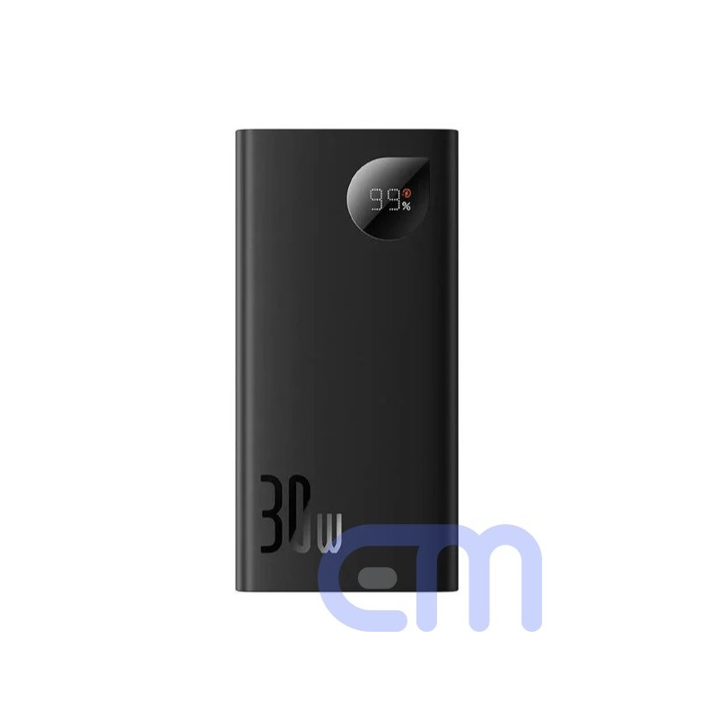 Atsarginis maitinimo šaltinis ("Power Bank") Baseus Adaman 2, 10000 mAh, 2xUSB, USB-C, 30W (black)