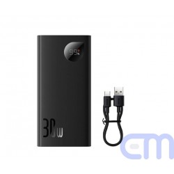 Atsarginis maitinimo šaltinis ("Power Bank") Baseus Adaman 2, 10000 mAh, 2xUSB, USB-C, 30W (black) 2