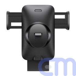 Baseus Car Mount Wireless Charger Wisdom Auto Alignment Air Outlet base QI 15W Black (CGZX000001) 4