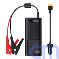 Baseus Car Power Inverter 150W 12V / 500W 220V (C+U + Dual EU plug) Black (CGNB000101) 18