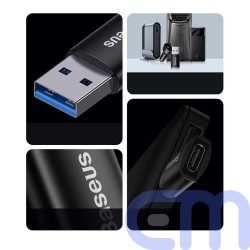 Baseus Converter Ingenuity Series Mini OTG Adaptor USB-A 3.1 Male to Type-C Female Black (ZJJQ000101) 5