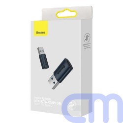 Baseus Converter Ingenuity Series Mini OTG Adaptor USB-A 3.1 Male to Type-C Female Blue (ZJJQ000103) 1