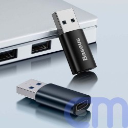 Baseus Converter Ingenuity Series Mini OTG Adaptor USB-A 3.1 Male to Type-C Female Blue (ZJJQ000103) 6