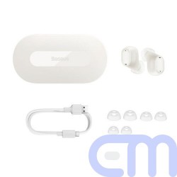 Baseus Earphone Bluetooth Bowie EZ10 BT 5.3, TWS, White EU (A00054300226-Z1) 4