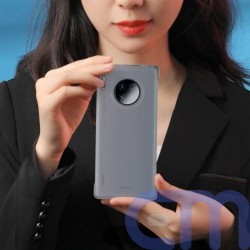 Baseus Huawei Mate 30 Pro case Jelly Liquid Silica Gel Transparent Black (WIHWMATE30P-GD01) 7