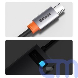 Baseus HUB Metal Glam Series 5-in-1 (3xUSB-A 3.0, Type-C male, Type-C female, HDMI-A), Gray EU (WKWG020013) 21