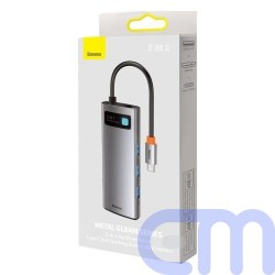 Baseus HUB Metal Glam Series 5-in-1 (3xUSB-A 3.0, Type-C male, Type-C female, HDMI-A), Gray EU (WKWG020013) 26