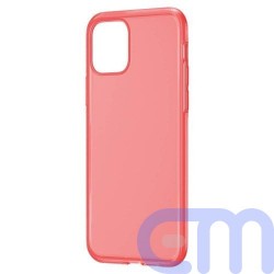 Baseus iPhone 11 Pro case Jelly Liquid Silica Gel Protective Case Transparent Red (WIAPIPH58S-GD09) 3