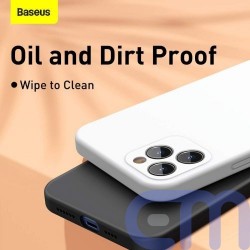 Baseus iPhone 12 case Liquid Silica Gel Black (WIAPIPH61N-YT01) 4