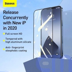 Baseus iPhone 12 mini 0.25 mm Full-screen full-glass Tempered Glass (2pcs) Black (SGAPIPH54N-KC01) 4