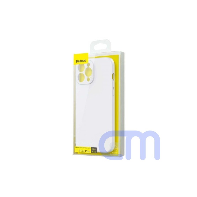 Baseus iPhone 13 Pro case Liquid Silica Gel Protective White (ARYT000402)