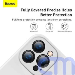 Baseus iPhone 13 Pro case Liquid Silica Gel Protective White (ARYT000402) 14