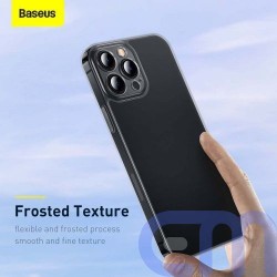 Baseus iPhone 13 Pro Max case Frosted Glass Protective Black (ARWS000501) 4