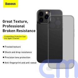 Baseus iPhone 13 Pro Max case Frosted Glass Protective Black (ARWS000501) 17