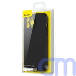 Baseus iPhone 13 Pro Max case Liquid Silica Gel Protective Black (ARYT000201) 1
