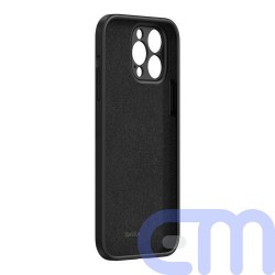 Baseus iPhone 13 Pro Max case Liquid Silica Gel Protective Black (ARYT000201) 2