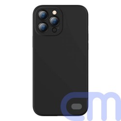 Baseus iPhone 13 Pro Max case Liquid Silica Gel Protective Black (ARYT000201) 18