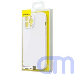 Baseus iPhone 13 Pro Max case Liquid Silica Gel Protective White (ARYT000502) 1