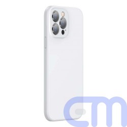 Baseus iPhone 13 Pro Max case Liquid Silica Gel Protective White (ARYT000502) 8
