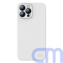 Baseus iPhone 13 Pro Max case Liquid Silica Gel Protective White (ARYT000502) 19