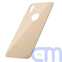 Baseus iPhone Xr 0.3 mm Full coverage curved T-Glass rear Protector Gold (SGAPIPH61-BM0V) 3