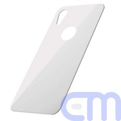 Baseus iPhone Xr 0.3 mm Full coverage curved T-Glass rear Protector White (SGAPIPH61-BM02) 3