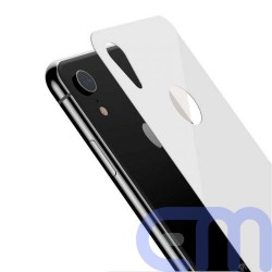 Baseus iPhone Xr 0.3 mm Full coverage curved T-Glass rear Protector White (SGAPIPH61-BM02) 6