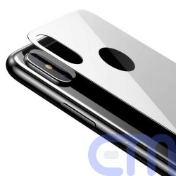 Baseus iPhone Xs 0.3 mm Full coverage curved T-Glass rear Protector White(SGAPIPH58-BM02) 5