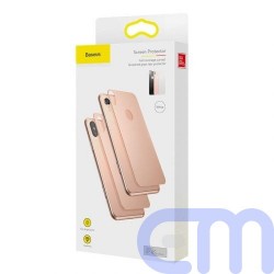 Baseus iPhone Xs 0.3 mm Full coverage curved T-Glass rear Protector White(SGAPIPH58-BM02) 10