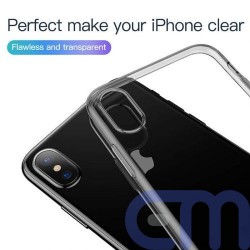 Baseus iPhone Xs case Simplicity Transparent Black (ARAPIPH58-B01) 5