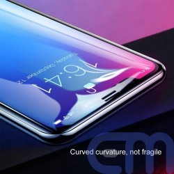 Baseus iPhone Xs Max 0.2 mm All-screen Arc-surface A-Blue T-Glass Black (SGAPIPH65-HE01) 7