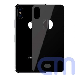 Baseus iPhone Xs Max 0.3 mm Full coverage curved T-Glass rear Protector Black (SGAPIPH65-BM01) 2