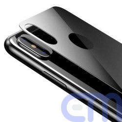 Baseus iPhone Xs Max 0.3 mm Full coverage curved T-Glass rear Protector Black (SGAPIPH65-BM01) 5