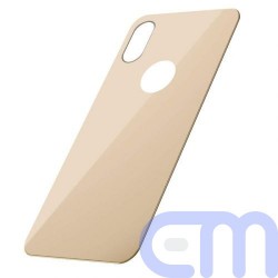 Baseus iPhone Xs Max 0.3 mm Full coverage curved T-Glass rear Protector Gold (SGAPIPH65-BM0V) 3