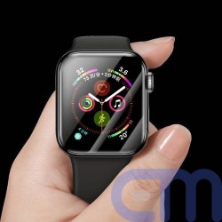 Baseus iWatch 0.2 mm, Full-screen curved T-Glass soft screen protector 44mm, Black (SGAPWA4-H01) 2