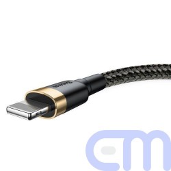 Baseus Lightning Cafule Cable 1.5A 2m Gold + Black (CALKLF-CV1) 2