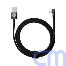 Baseus Lightning MVP 2 Elbow-shaped Fast Charging Data Cable 2.4A 2m Black (CAVP000101) 3