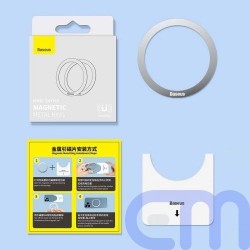 Baseus Magnetic Ring Halo Series (2pcs), Silver (PCCH000002) 2