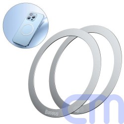 Baseus Magnetic Ring Halo Series (2pcs), Silver (PCCH000002) 4