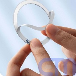 Baseus Magnetic Ring Halo Series (2pcs), Silver (PCCH000002) 11