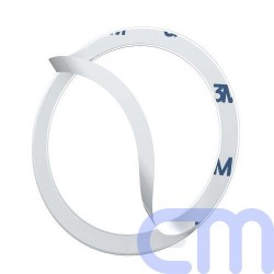 Baseus Magnetic Ring Halo Series (2pcs), Silver (PCCH000002) 15