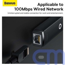 Baseus Network Adapter Lite Series Ethernet Adapter USB-A to RJ45 LAN Port (100Mbps) Black (WKQX000001) 14